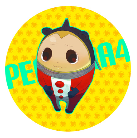 kuma (persona 4), atlus, persona, persona 4, lowres, bear, gloves, mascot, zipper