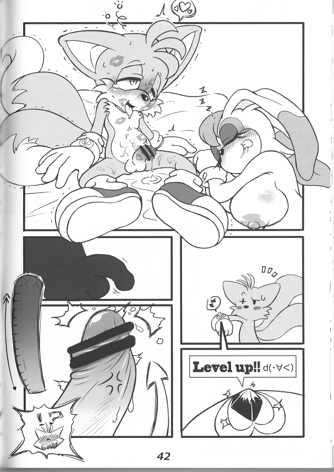 Rule34 – If it exists, there is porn of it / michiyoshi, tails, vanilla the rabbit / 77814