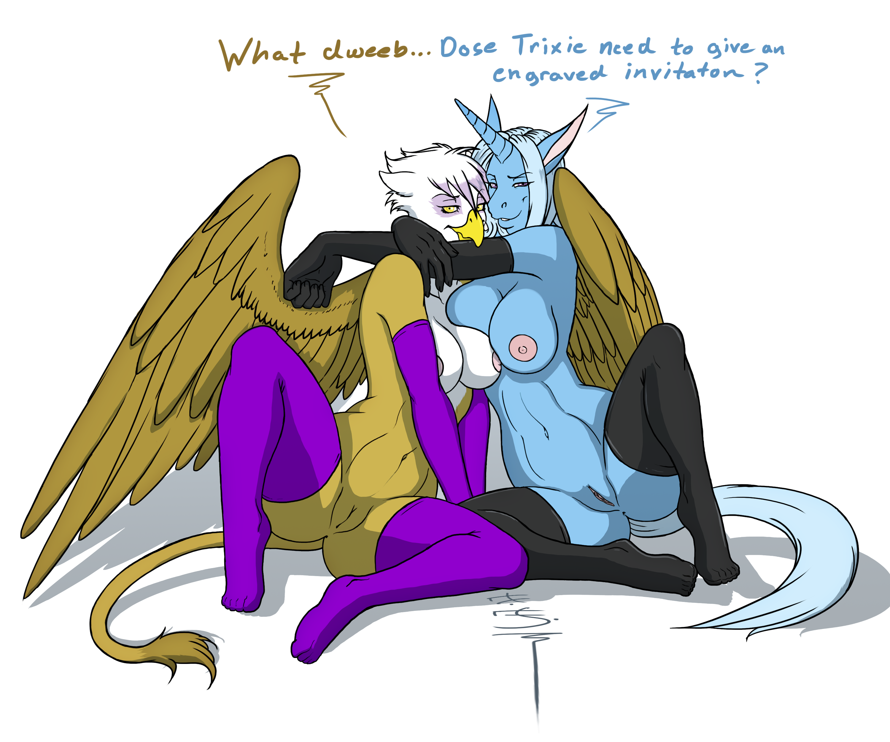 Rule34 – If it exists, there is porn of it / omnoproxyl337, gilda (mlp), trixie (mlp) / 77944