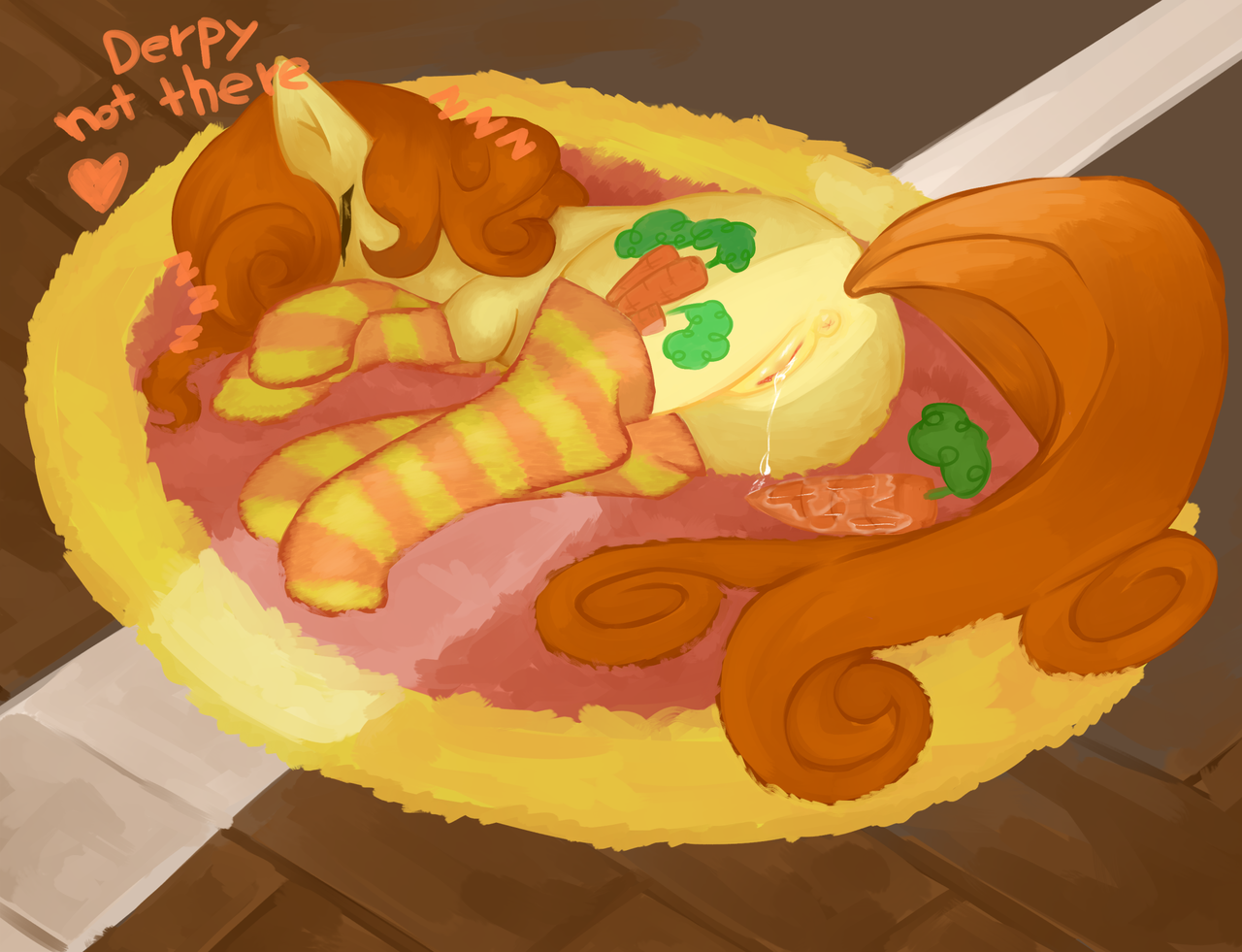 Rule34 – If it exists, there is porn of it / ponylicking, carrot top (mlp) / 78417