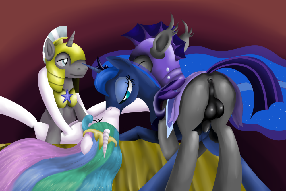 Rule34 – If it exists, there is porn of it / ragingsemi, princess celestia (mlp), princess luna (mlp), royal guard (mlp) / 79201