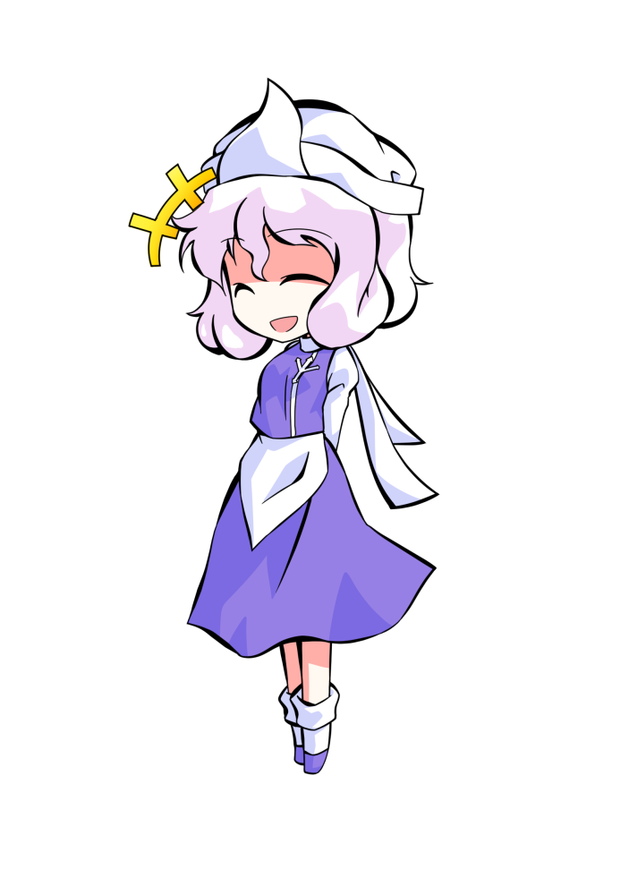 dairi, letty whiterock, touhou, commentary request, large variant set, variant set, 1girl, arms behind back, chibi, chibi only, full body, hat, juliet sleeves, long skirt, long sleeves, medium hair, puffy sleeves, purple shoes, purple skirt, purple vest, shirt, shoes, skirt, socks, solo, tachi-e, transparent background, vest, white hair, white hat, white shirt, white socks