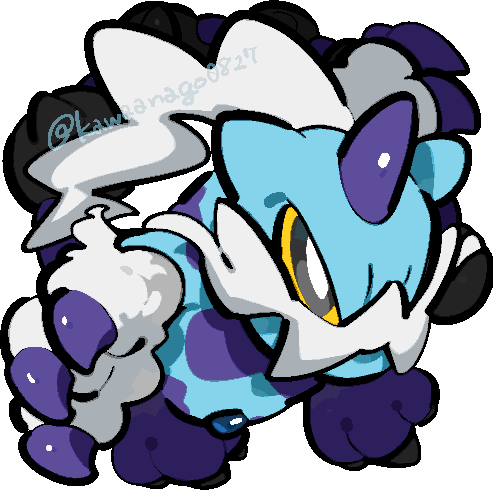kawaanago, thundurus, thundurus (therian), nintendo, pokemon, commentary request, lowres, black eyes, bright pupils, chibi, chibi only, claws, colored sclera, full body, gen 5 pokemon, horns, legendary pokemon, no humans, pokemon (creature), pokemon focus, single horn, solo, transparent background, twitter username, white pupils, yellow sclera