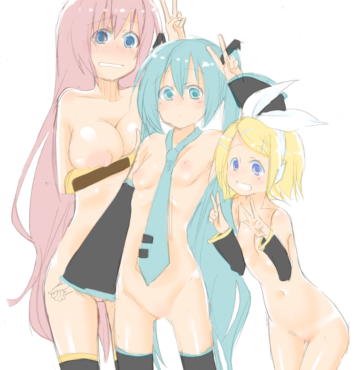Rule34 – If it exists, there is porn of it / hatsune miku, kagamine rin, megurine luka / 83431