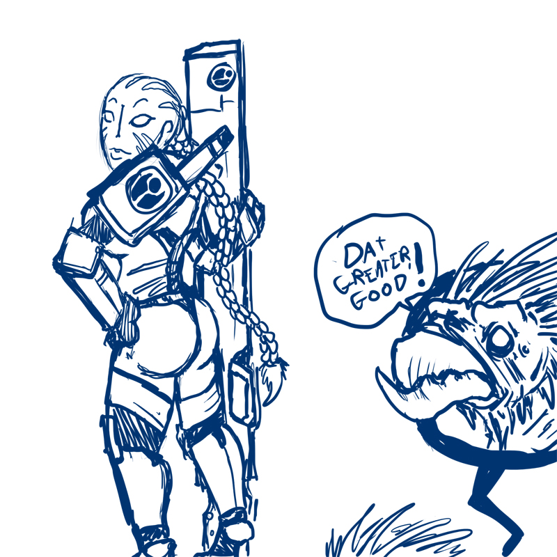 Rule34 – If it exists, there is porn of it / fleatrollus, kroot, tau / 83532