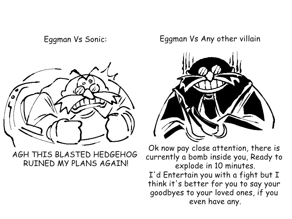 dr. eggman, sonic (series), angry, classic eggman, clenched hands, clenched teeth, closed mouth, evil grin, evil smile, facial hair, grin, justeg33, mustache, shadow, smile, teeth