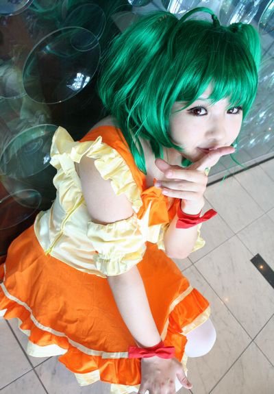 ranka lee, macross, macross frontier, cosplay photo, photo (medium), asian, cosplay, solo