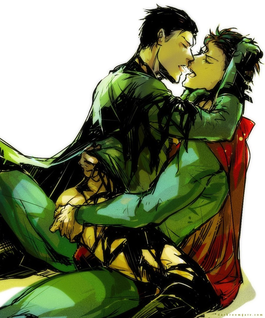 Rule34 – If it exists, there is porn of it / batman, bruce wayne, clark kent, superman / 84049