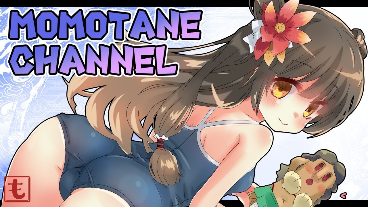 wazawogi (wzog), original, non-web source, 1girl, ass, bikini, black hair, blush, breasts, brown eyes, closed mouth, cowboy shot, double bun, english text, flower, from behind, gradient background, green skirt, hair between eyes, hair bun, hair flower, hair ornament, haniwa (statue), heart, logo, long hair, long sleeves, looking at viewer, low-tied long hair, medium breasts, red flower, school swimsuit, shell, shell bikini, short hair, sidelocks, skirt, smile, solo, standing, swimsuit, tail, tareme, thighhighs, two-tone background, very long hair, white background
