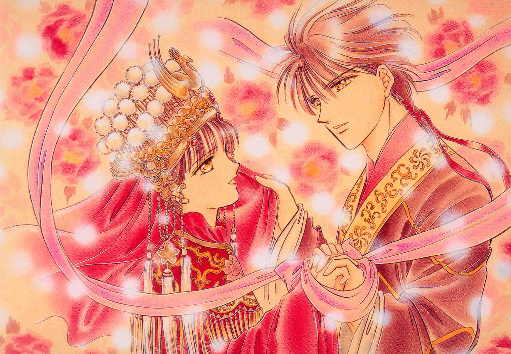tamahome, yuuki miaka, fushigi yuugi, highres, tagme, 1990s (style), crown