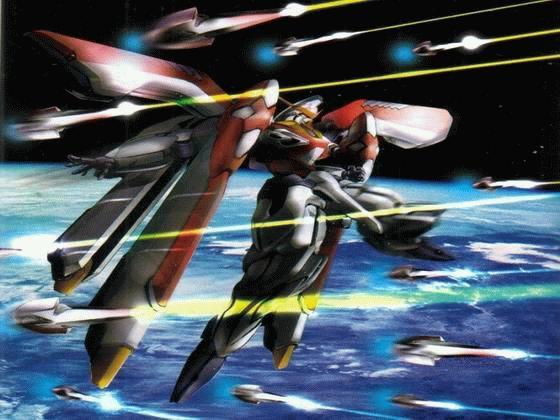 phoenix gundam, gundam, sd gundam, sd gundam g-generation, earth (planet), mecha, no humans, planet, robot, space