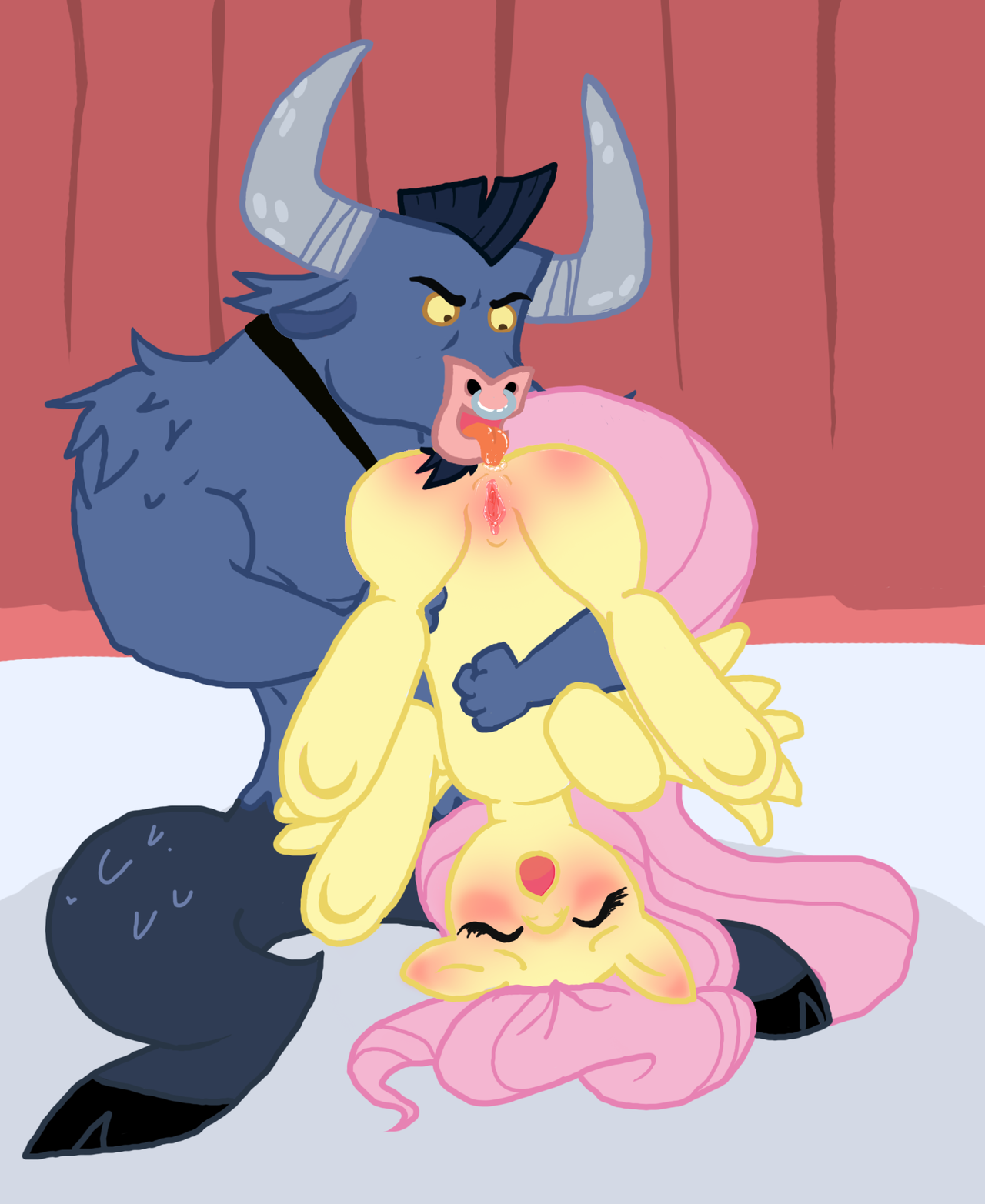 Rule34 – If it exists, there is porn of it / fluttershy (mlp), iron will / 84970