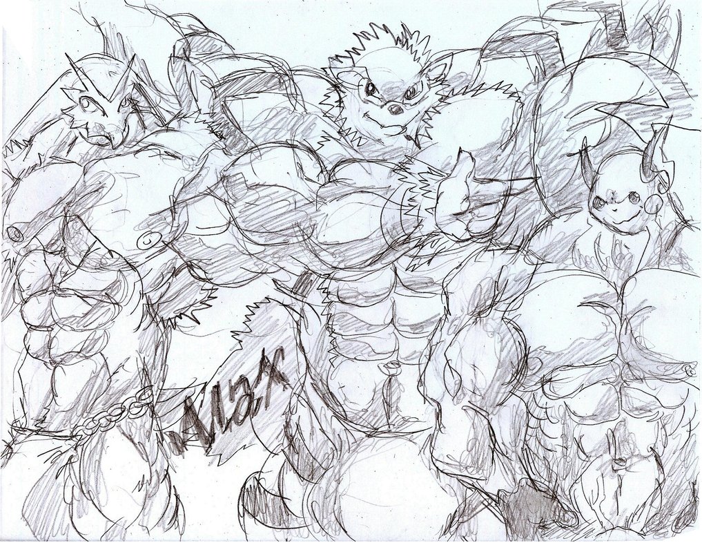 Rule34 – If it exists, there is porn of it / muk100, arcanine, blaziken, raichu / 85943
