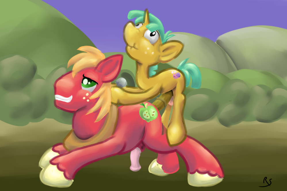 Rule34 – If it exists, there is porn of it / ragingsemi, big macintosh, snails (mlp) / 85946