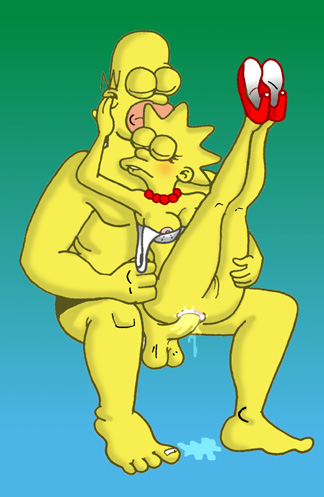 Rule34 – If it exists, there is porn of it / maxwell edison, homer simpson, lisa simpson / 86063
