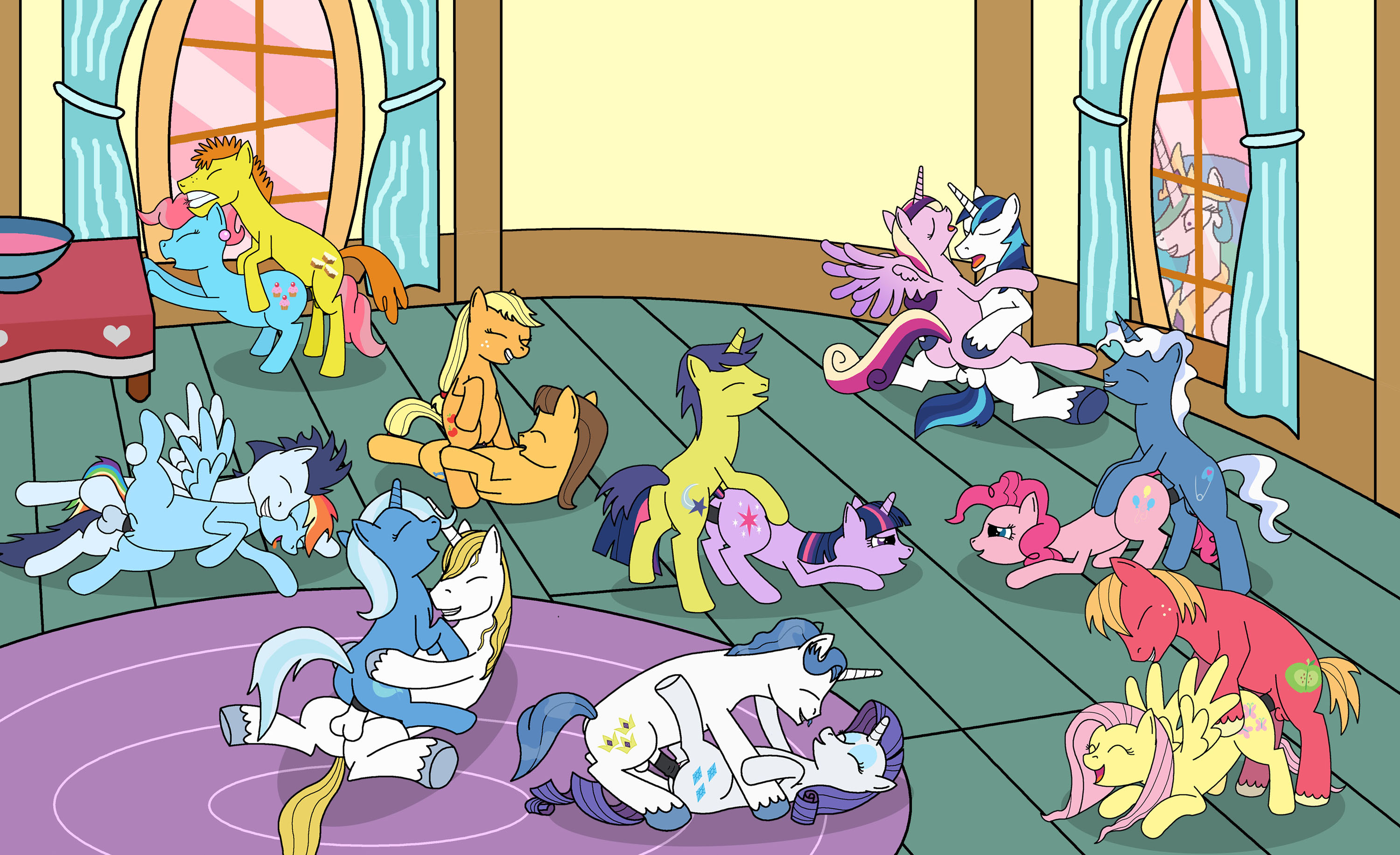 Rule34 – If it exists, there is porn of it / applejack (mlp), big macintosh, cup cake, fancypants, fluttershy (mlp), mane six (mlp), pinkie pie (mlp), pokey pierce, prince blueblood, princess cadance (mlp), princess celestia, rainbow dash (mlp), rarity (mlp), shining armor (mlp), soarin, trixie lulamoon, twilight sparkle (mlp) / 86348