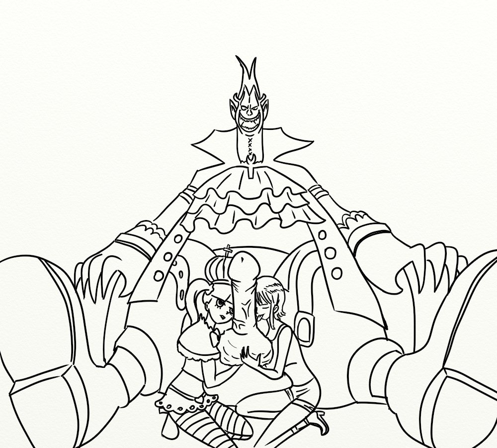 Rule34 – If it exists, there is porn of it / gecko moria, nami, perona / 86379