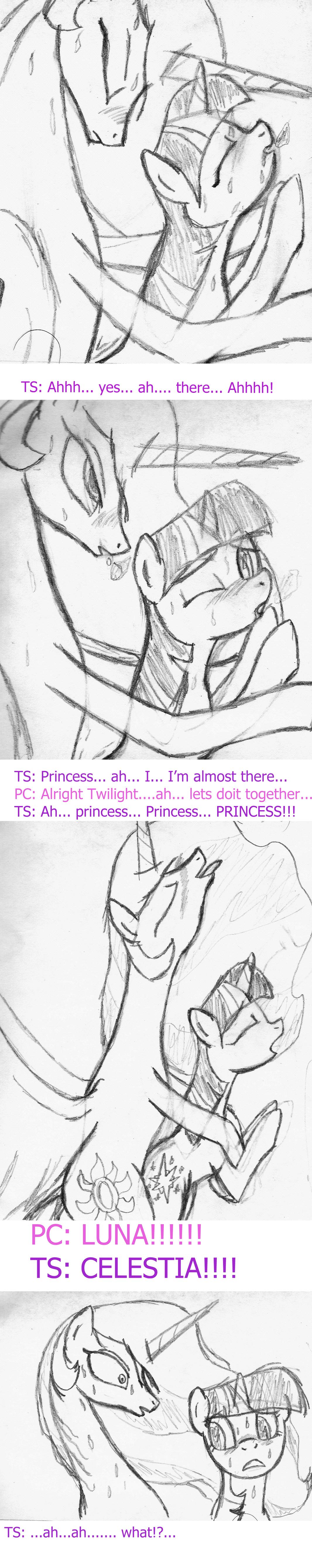 Rule34 – If it exists, there is porn of it / princess celestia, twilight sparkle (mlp) / 86467