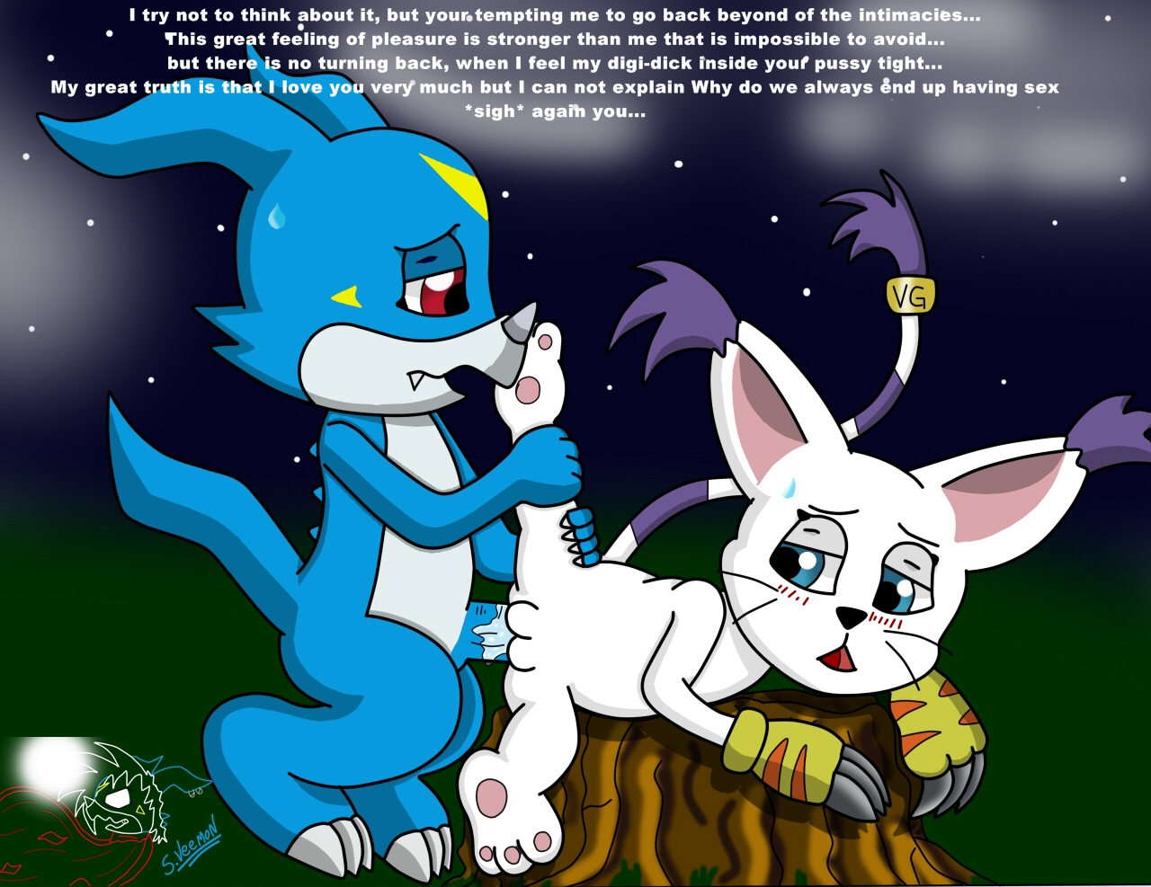 Rule34 – If it exists, there is porn of it / gatomon, veemon / 86520