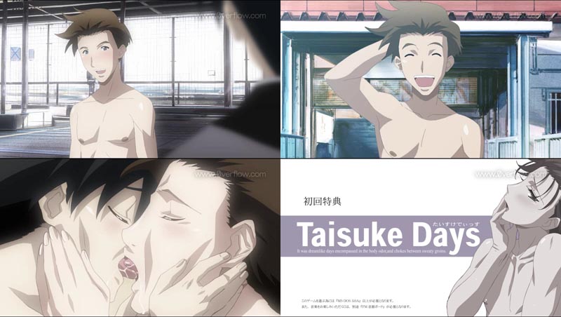 itou makoto (school days), sawanaga taisuke, school days, third-party edit, 2boys, indoors, male focus, multiple boys, outdoors, parody, what, yaoi