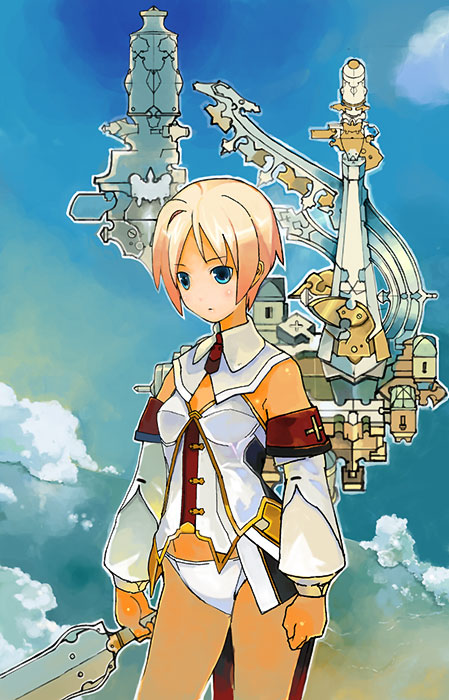 shirohanamame taichou, original, detached sleeves, fantasy, panties, shirohanamametaichou, short hair, solo, underwear