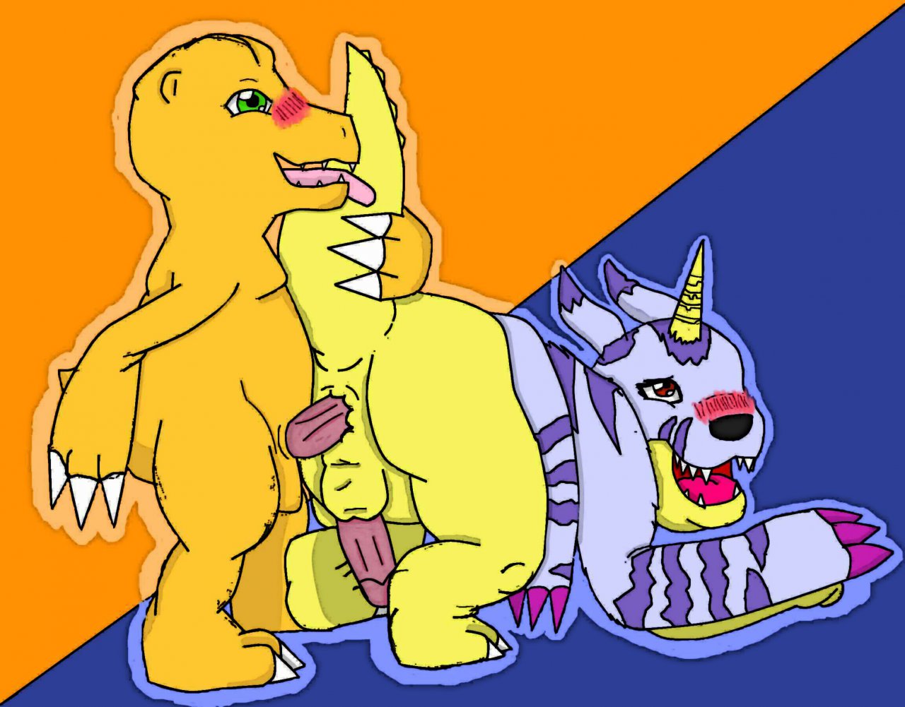 Rule34 – If it exists, there is porn of it / agumon, gabumon / 87118