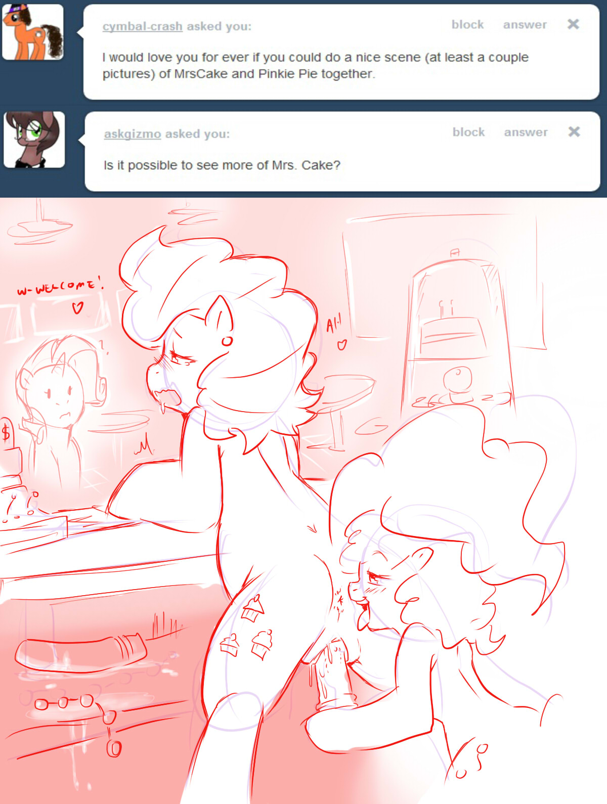 Rule34 – If it exists, there is porn of it / cold-blooded-twilight, cup cake, pinkie pie (mlp), rarity (mlp) / 87376