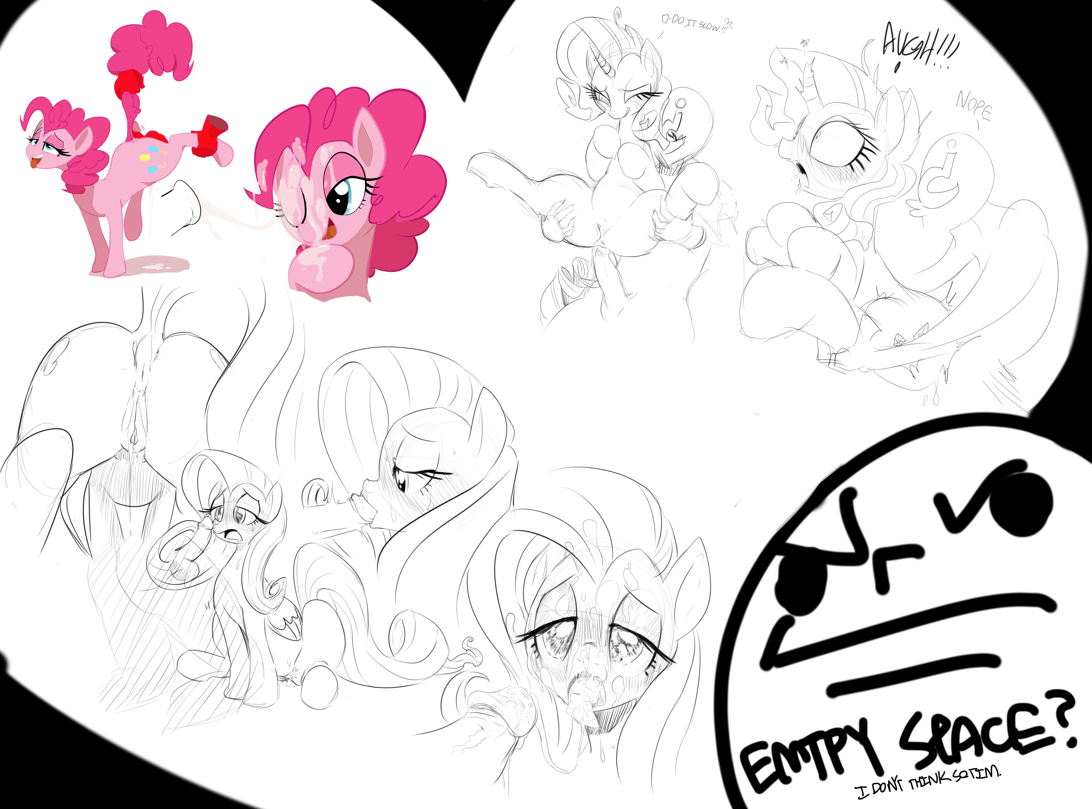 Rule34 – If it exists, there is porn of it / sunnysoda, anon, fluttershy (mlp), pinkie pie (mlp), rarity (mlp) / 87581