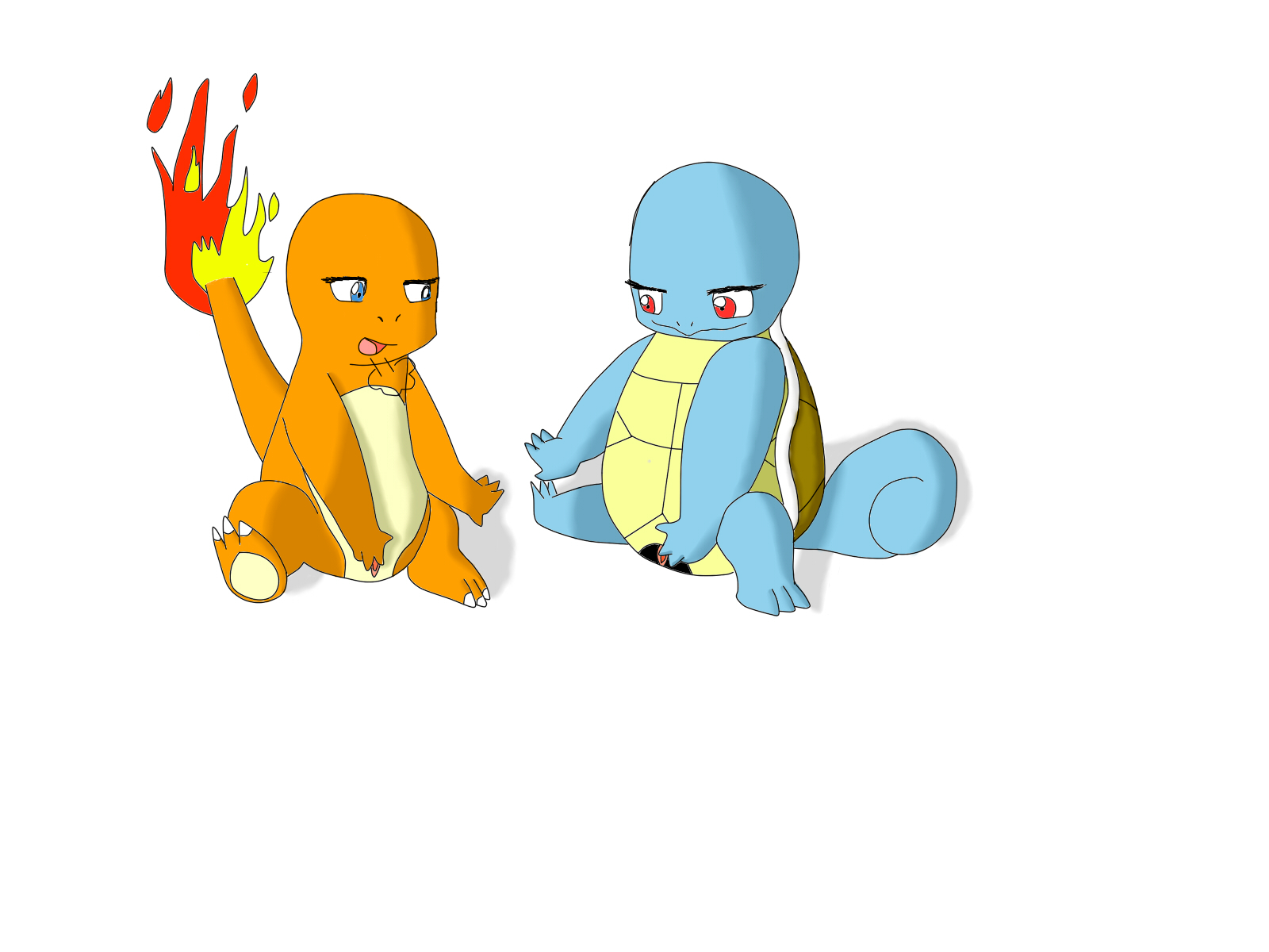 Rule34 – If it exists, there is porn of it / charmander, squirtle / 87640