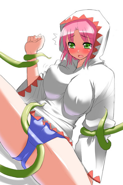 lenna charlotte tycoon, white mage (final fantasy), final fantasy, final fantasy v, 1990s (style), breasts, large breasts, retro artstyle, solo, tentacles, zzz