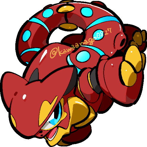 kawaanago, volcanion, nintendo, pokemon, commentary request, lowres, aqua eyes, chibi, chibi only, full body, gen 6 pokemon, legendary pokemon, lower teeth only, mythical pokemon, no humans, open mouth, pokemon (creature), pokemon focus, solo, teeth, transparent background, twitter username