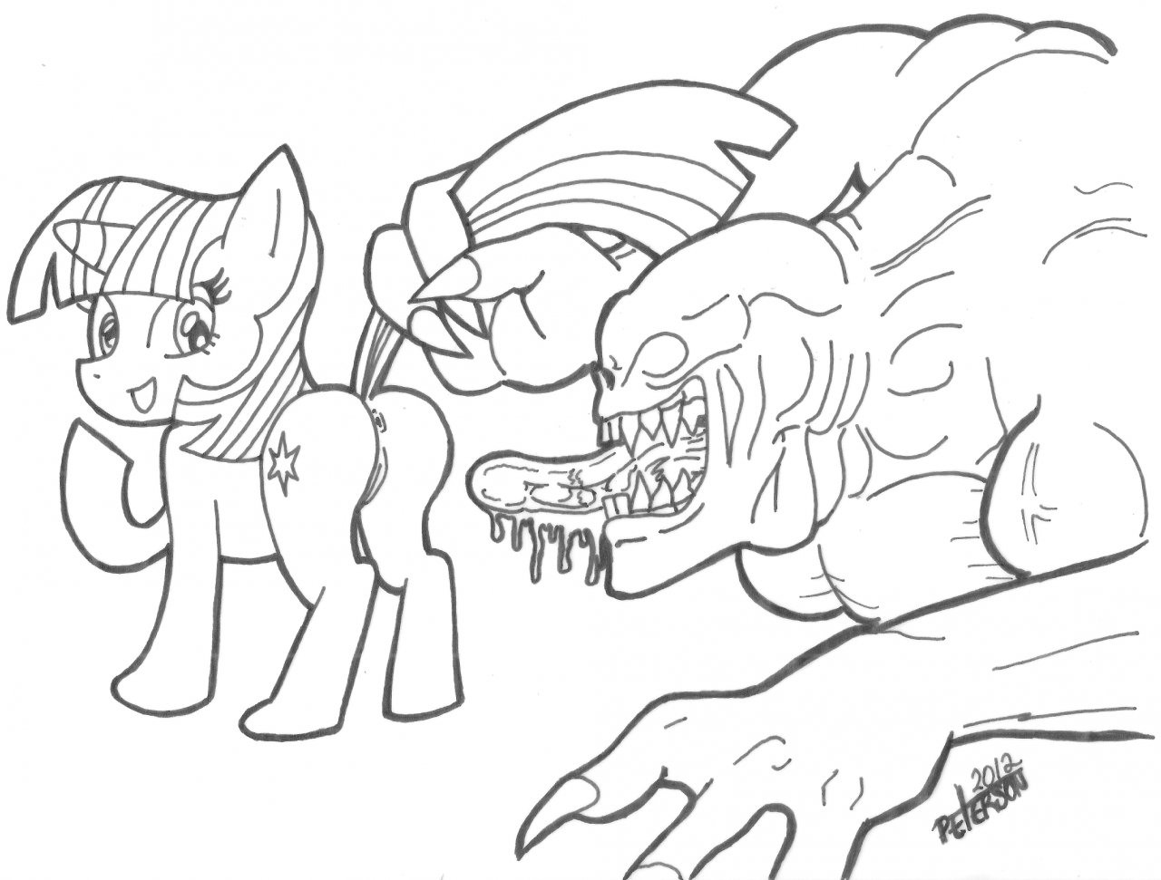 Rule34 – If it exists, there is porn of it / peterson, hell knight, twilight sparkle (mlp) / 88433