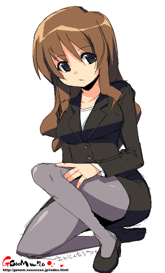 onija tarou, original, 1girl, female focus, formal clothes, jacket, oekaki, office lady, pantyhose, pencil skirt, skirt, skirt suit, solo, suit