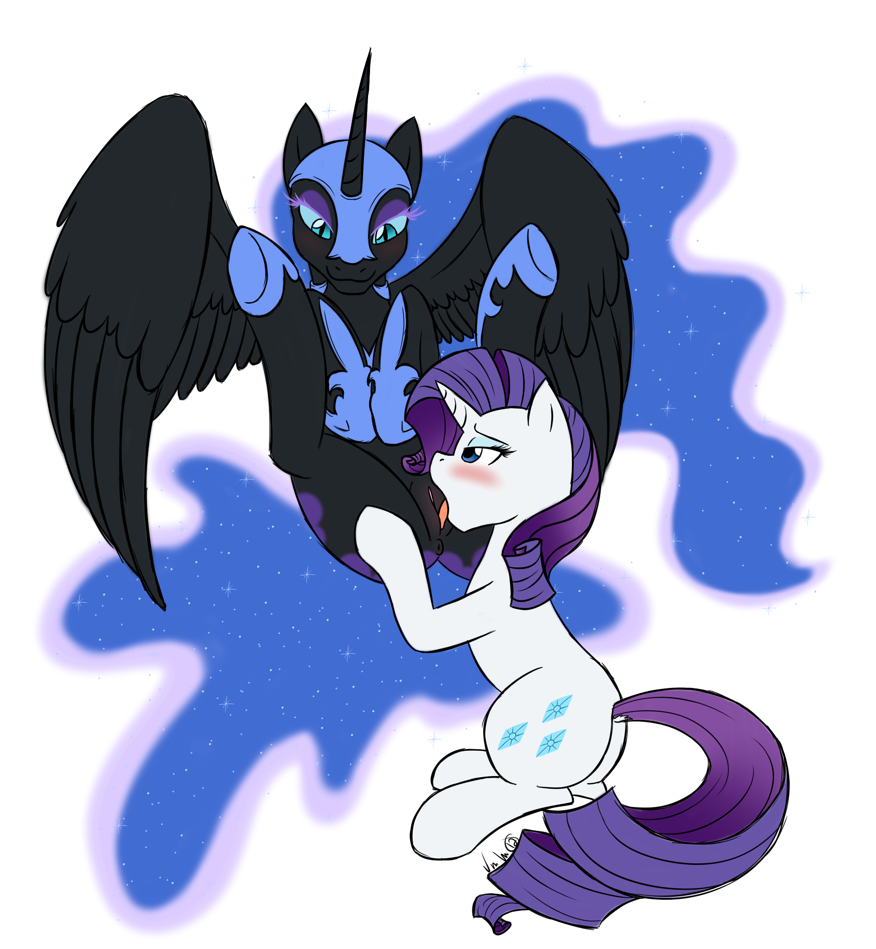 Rule34 – If it exists, there is porn of it / itsuko103, nightmare moon, princess luna (mlp), rarity (mlp) / 88564