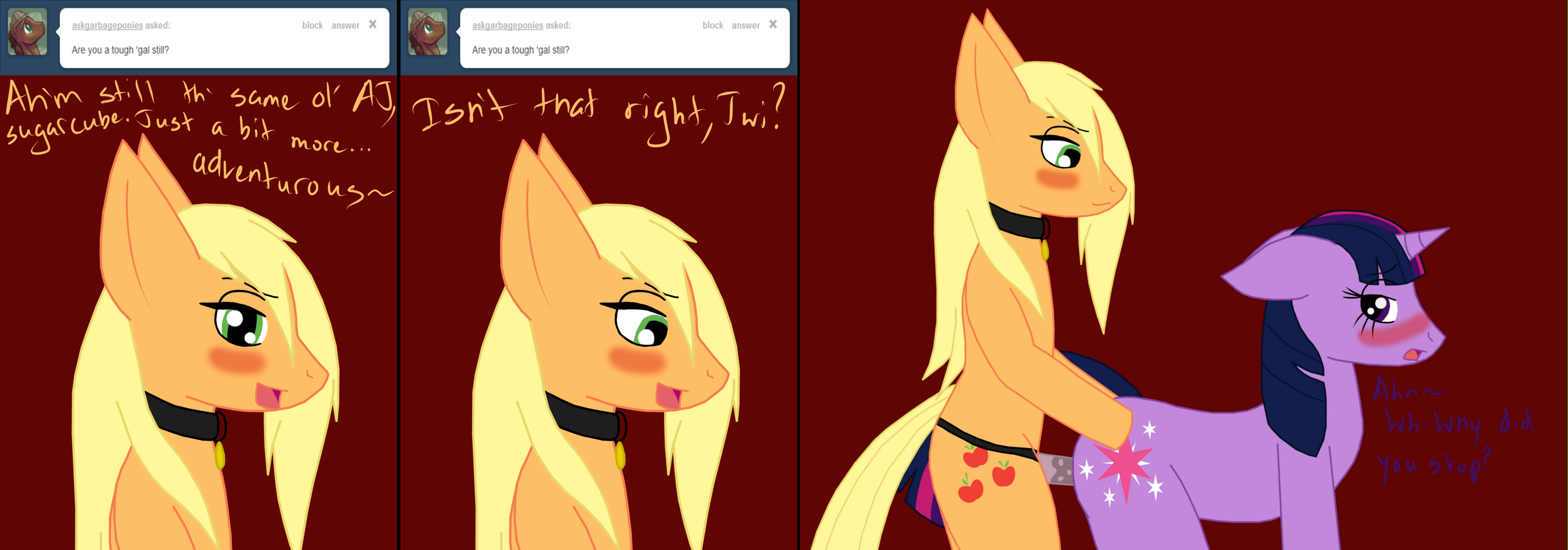 Rule34 – If it exists, there is porn of it / ensayne, applejack (mlp), twilight sparkle (mlp) / 88630