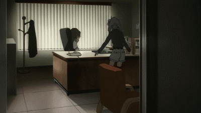 asougi rin, mimi (mnemosyne), mnemosyne, animated, animated gif, lowres, 00s, 2girls, alcohol, clothes grab, kiss, multiple girls, necktie, necktie grab, neckwear grab, shared food, vodka, yuri