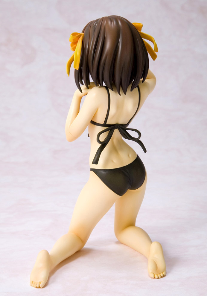 suzumiya haruhi, suzumiya haruhi no yuuutsu, photo (medium), 00s, ass, barefoot, bikini, feet, figure, legs, soles, swimsuit
