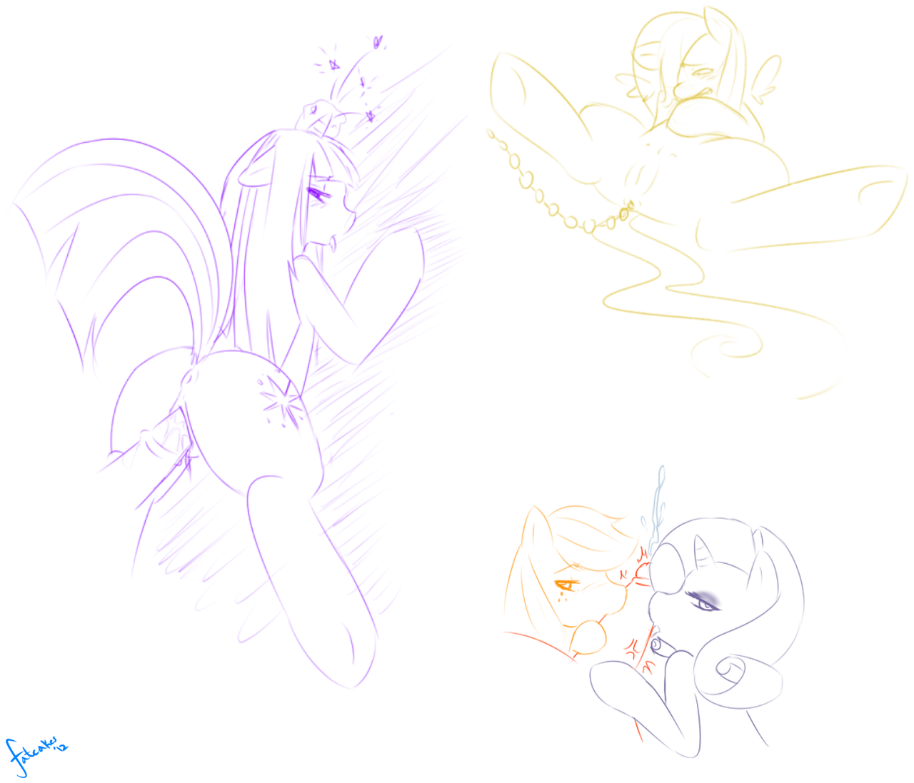 Rule34 – If it exists, there is porn of it / mrfatcakes, applejack (mlp), fluttershy (mlp), rarity (mlp), twilight sparkle (mlp) / 89090
