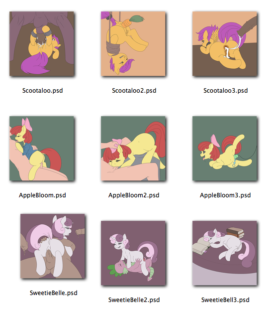 Rule34 – If it exists, there is porn of it / kevinsano, apple bloom (mlp), cutie mark crusaders, scootaloo (mlp), sweetie belle (mlp) / 89260
