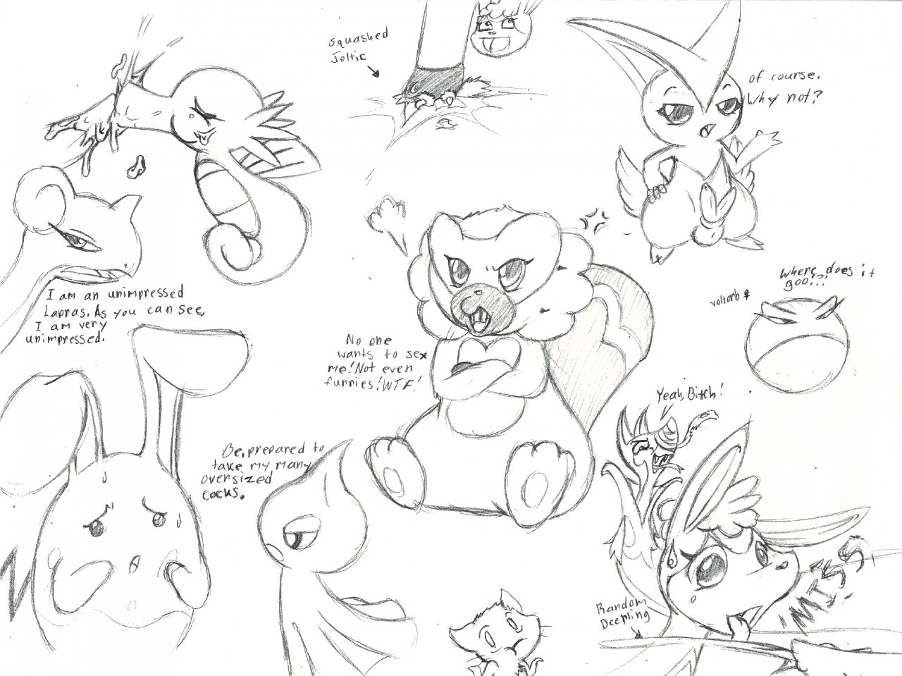 Rule34 – If it exists, there is porn of it / roy mccloud, azumarill, bibarel, deerling, horsea, joltik, lapras, serperior, shuppet, victini, voltorb / 89411