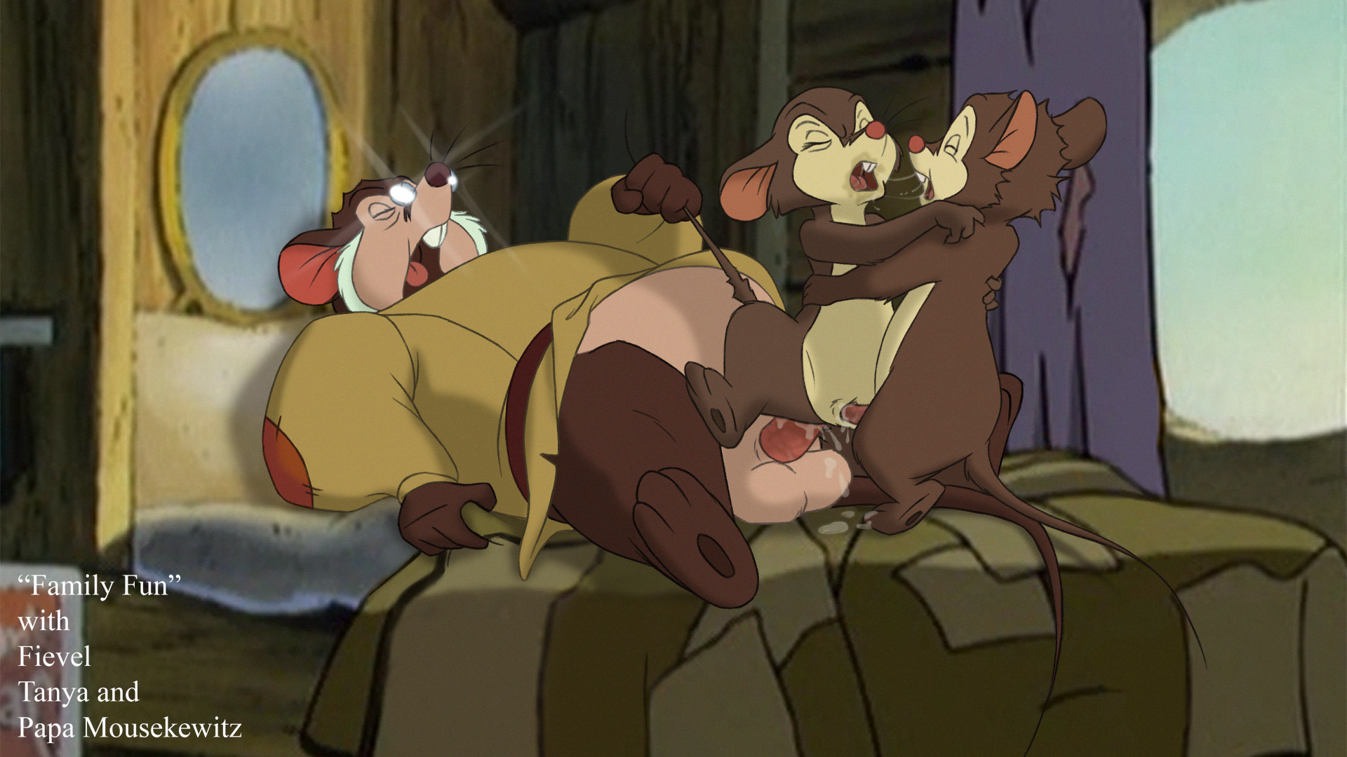 Rule34 – If it exists, there is porn of it / the giant hamster, fievel mousekewitz, papa mousekewitz, tanya mousekewitz / 89503
