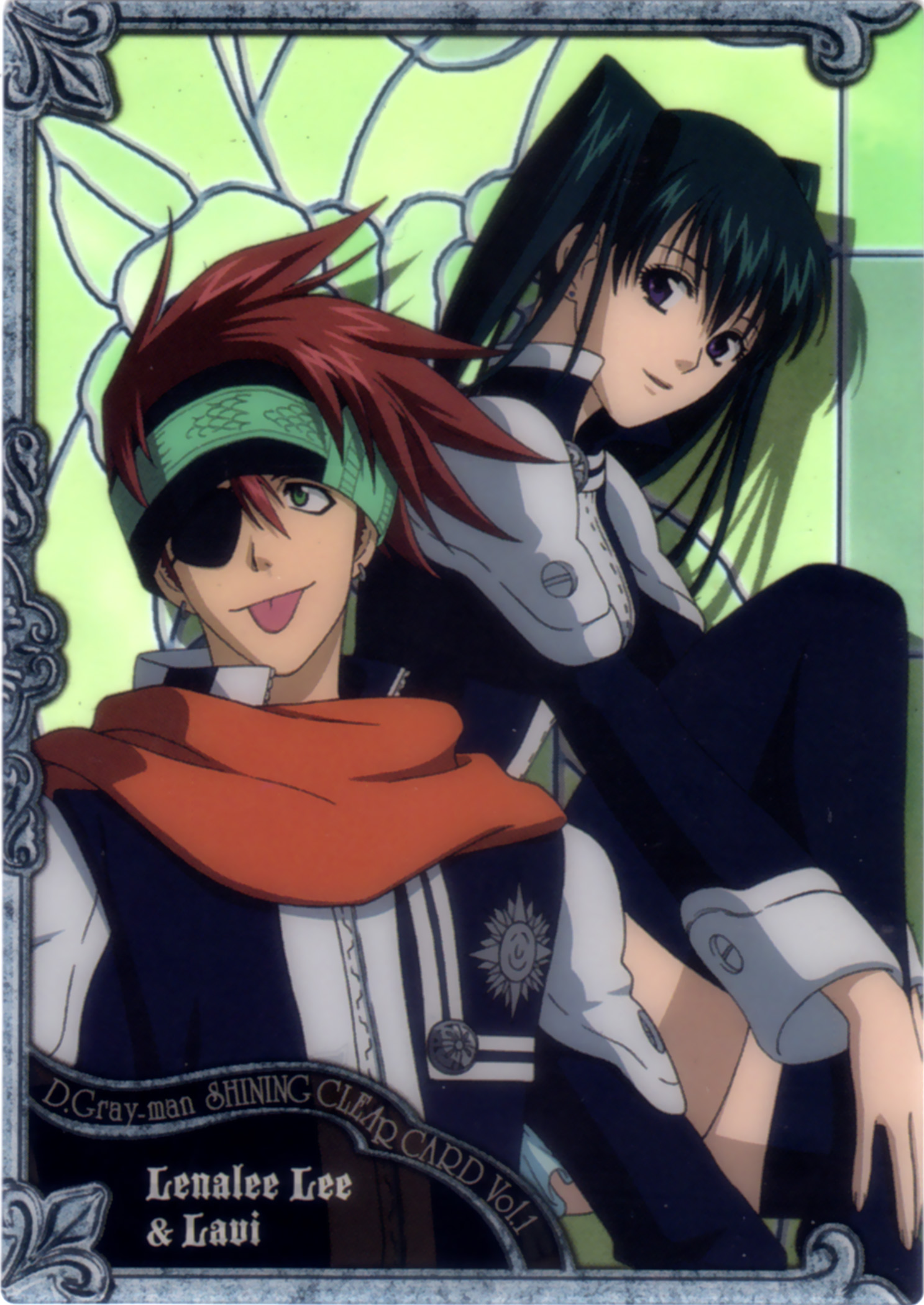 lavi, lenalee lee, d.gray-man, highres, scan, 00s, :p, tongue, tongue out