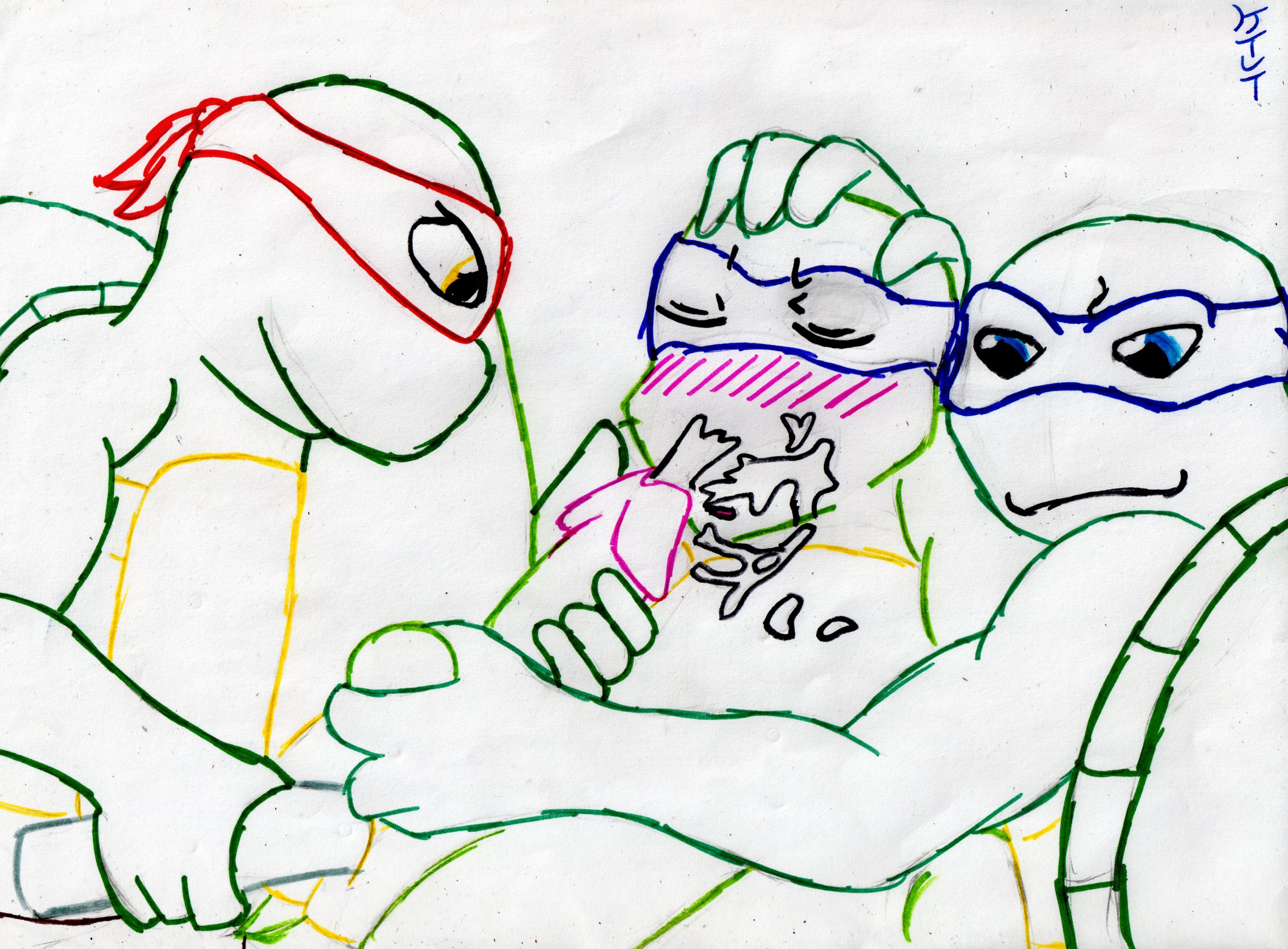Rule34 – If it exists, there is porn of it / donatello, leonardo, raphael / 89740