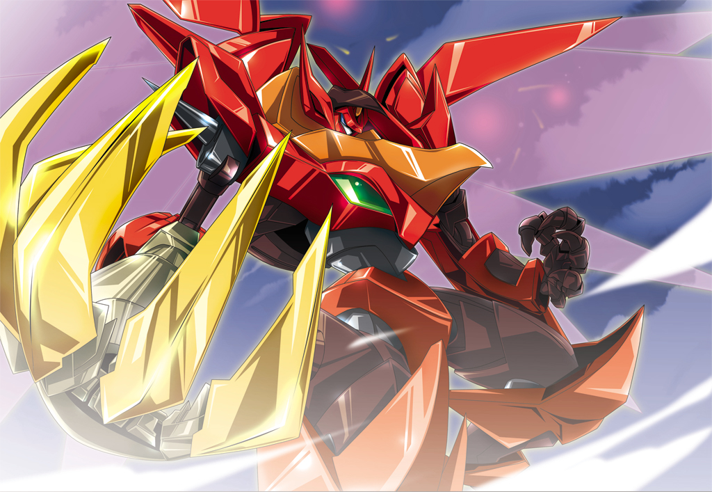 ippopotamo, guren (code geass), guren mk-ii, guren s.e.i.t.e.n. eight elements, code geass, bad id, bad pixiv id, 00s, armor, helmet, machinery, mecha, no humans, robot, weapon