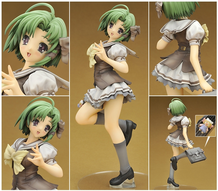 shigure asa, shuffle!, photo (medium), 00s, figure, school uniform, serafuku