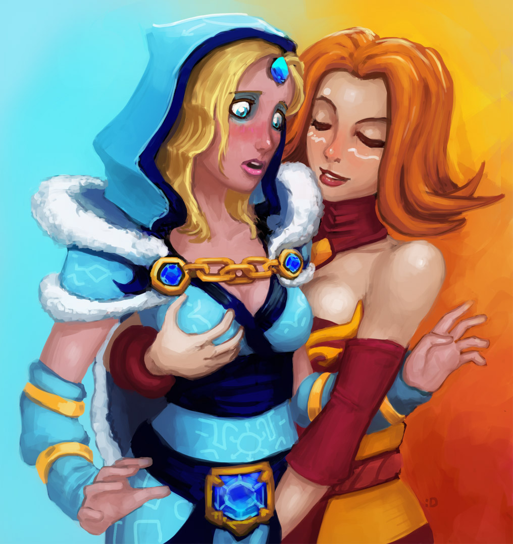Rule34 – If it exists, there is porn of it / crystal maiden, lina / 90148