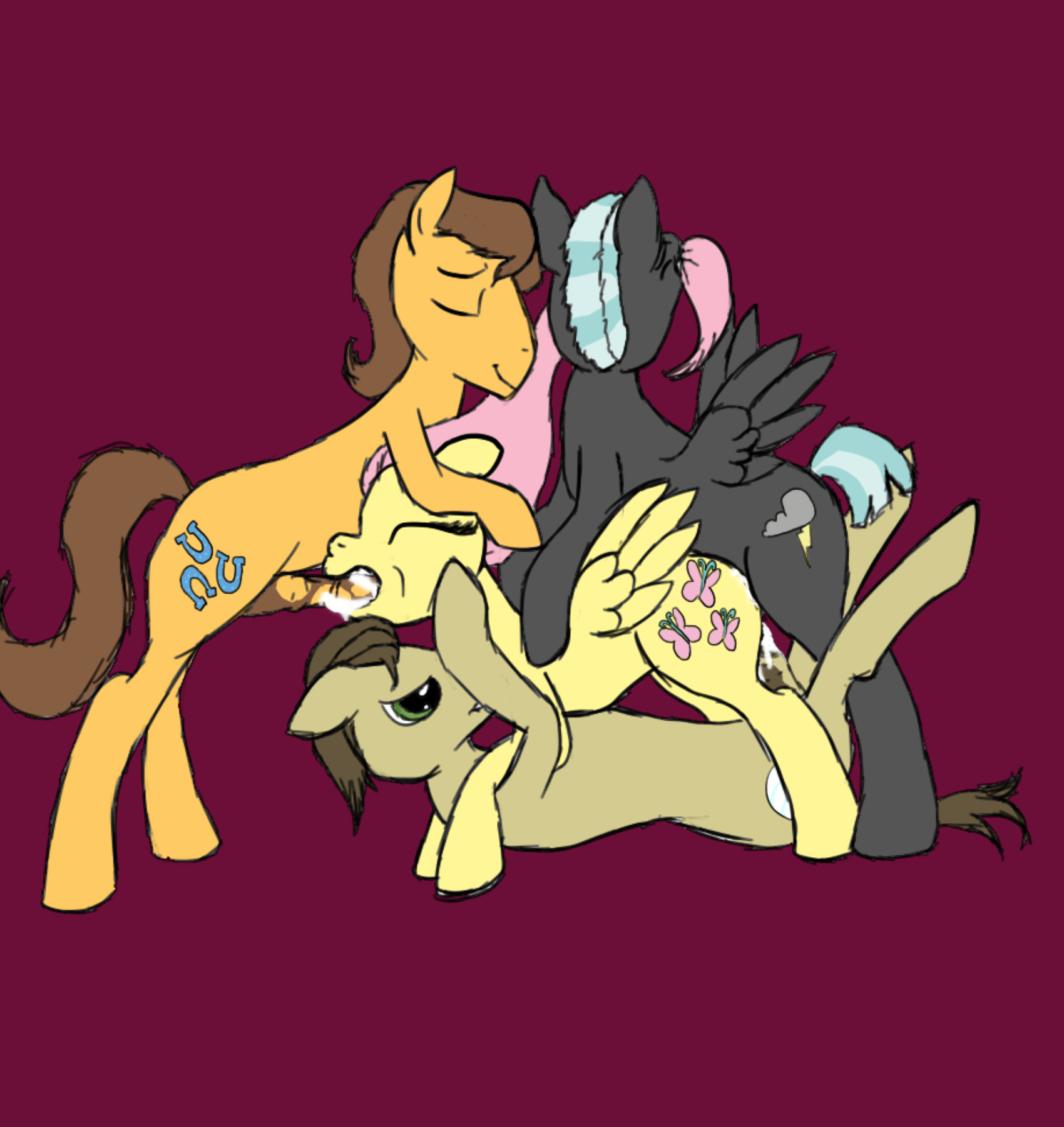 Rule34 – If it exists, there is porn of it / magnuclean, fluttershy (mlp), thunderlane / 90320