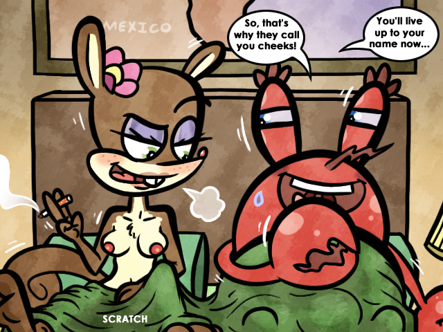 Rule34 – If it exists, there is porn of it / qluvic, mr krabs, sandy cheeks / 90371