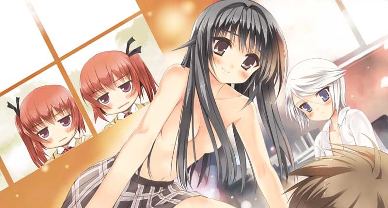 ezomori nozomu, minamoto chizuru, nanao ai, nanao ren, kanokon, tagme, 00s, girl on top