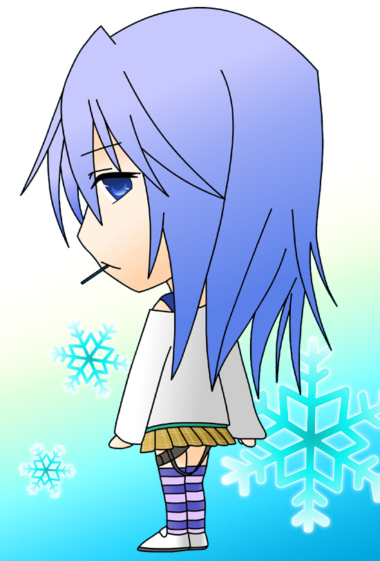 shirayuki mizore, rosario+vampire, tagme, 00s, 1girl, female focus, solo